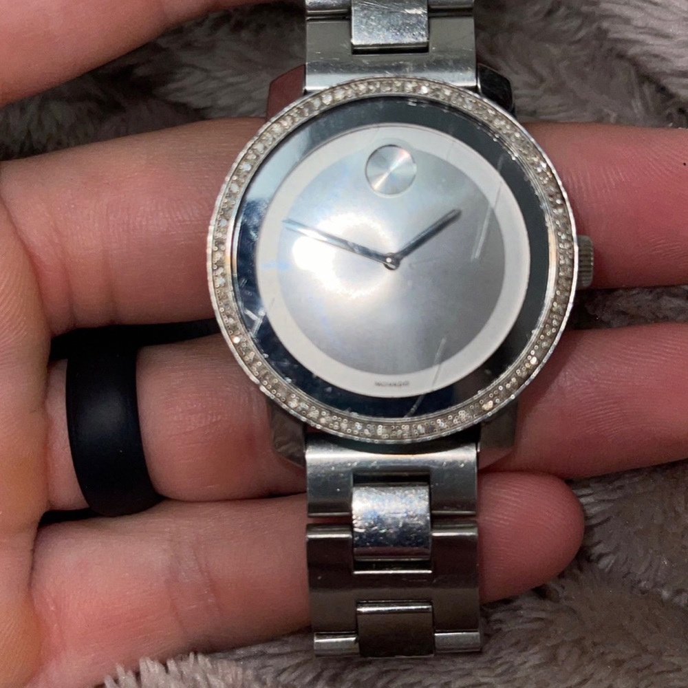 Women’s movado bold diamond watch
